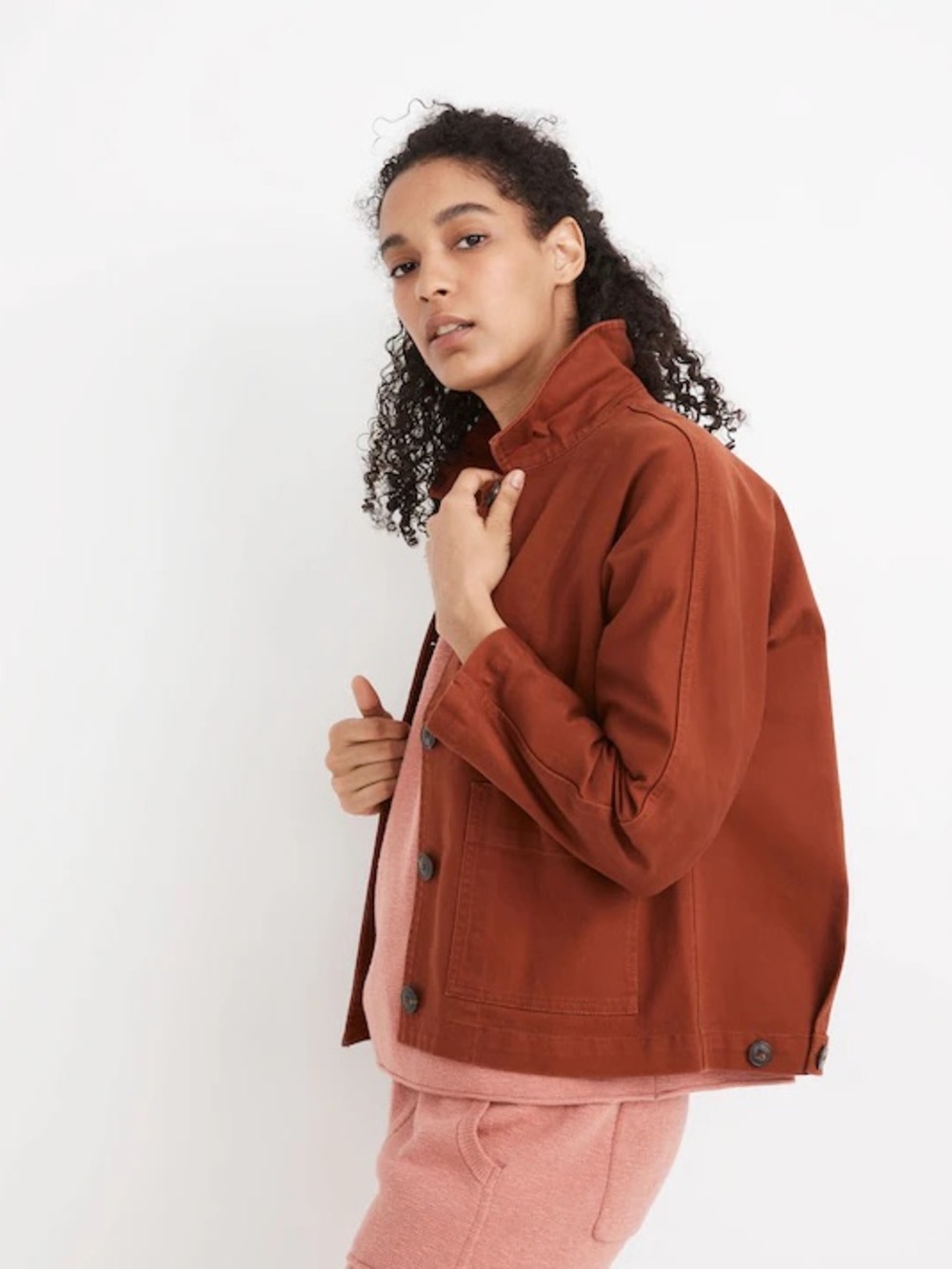 Pomeray Chore Jacket – Dusty Redwood - Picture 5 of 10